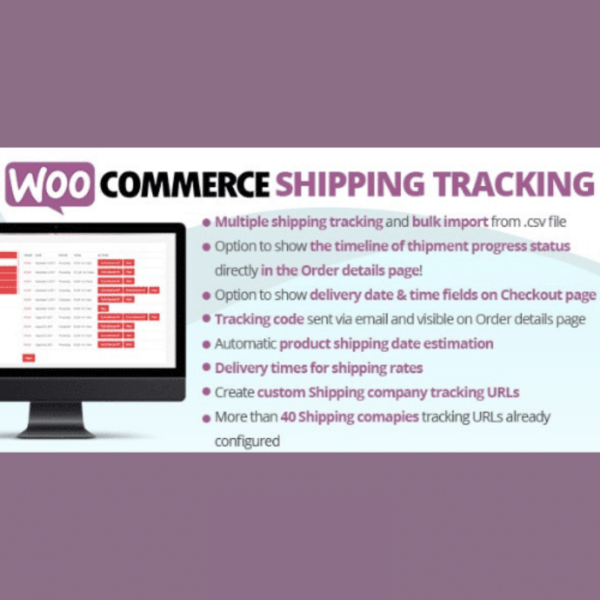 WooCommerce Shipping Tracking Plugin