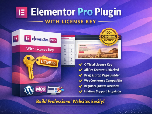 Elementor Pro Plugin With License Key