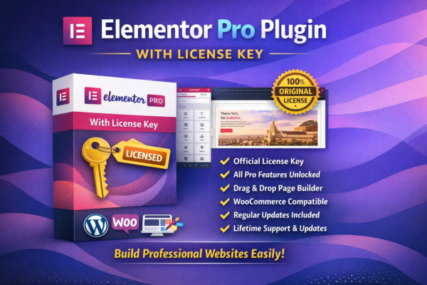 Elementor Pro Plugin With License Key