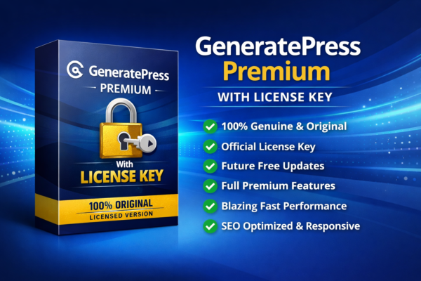 generatepress premium with original license