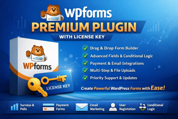 WPForms Premium Plugin with License Key