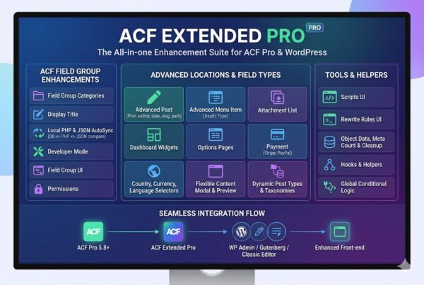 ACF Extended Pro plugin
